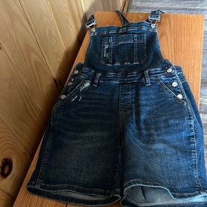 Woman’s Judy Blue Jean overall shorts